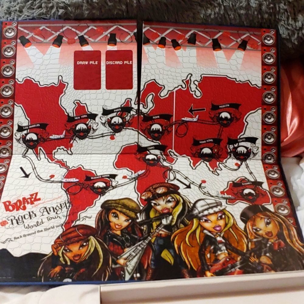 Bratz rock angels world tour board game